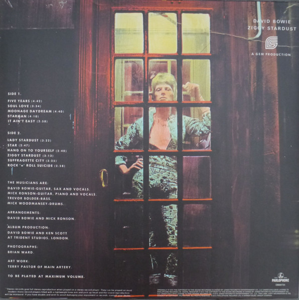 David Bowie - The Rise And Fall Of Ziggy Stardust And The Spiders From Mars | Parlophone (DB69734) - 2