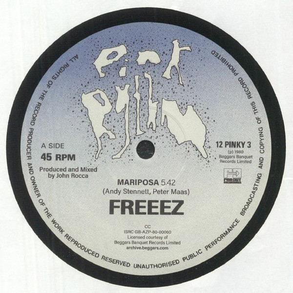 Freeez - Mariposa / Alone | Far Out Recordings (12 PINKY 3)