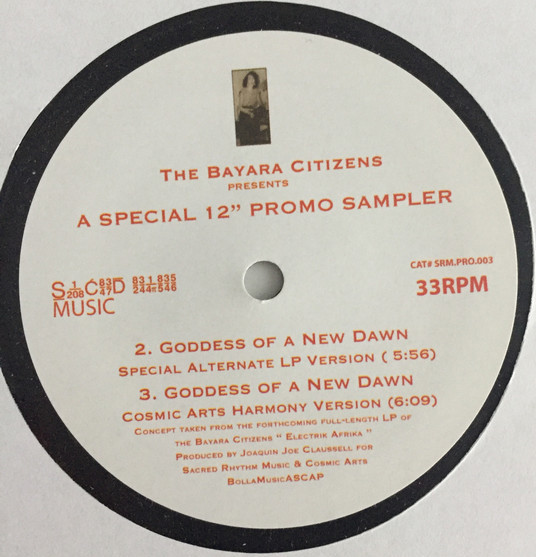 The Bayara Citizens - A Special 12" Promo Sampler | Sacred Rhythm Music (SRM.PRO.003) - 2