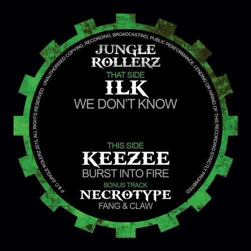 ILK , KeeZee , Necrotype - Rollerz Vol 4 | Jungle Rollerz (RZ004)