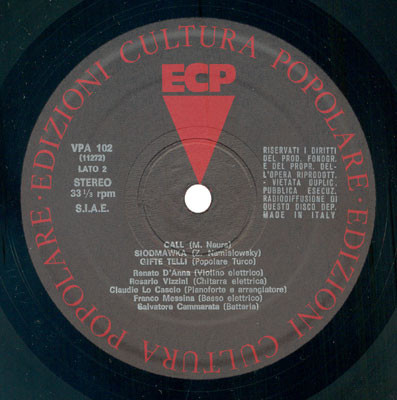 Claudio Lo Cascio New Jazz Society - South-East Pipe-Lines Viaggio Nella Musica Popolare Mediterranea | Edizioni Di Cultura Popolare (VPA 102) - main Claudio Lo Cascio New Jazz Society - South-East Pipe-Lines Viaggio Nella Musica Popolare Mediterranea | Edizioni Di Cultura Popolare (VPA 102) - main