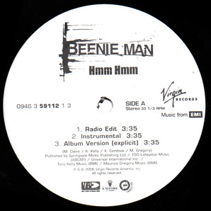 Beenie Man - Hmm Hmm | Virgin Records America, Inc. (0946 3 59112 1 3)