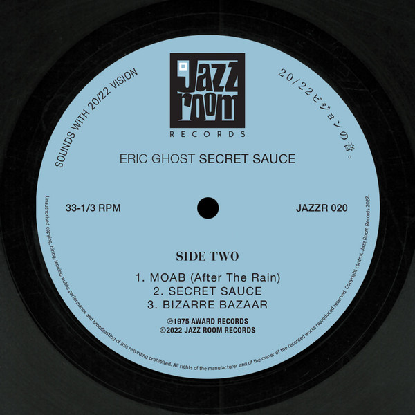 Eric Ghost - Secret Sauce | Jazz Room Records (JAZZR 020) - 4