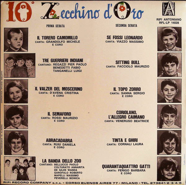 Various - 10° Zecchino D'Oro | Antoniano (RFL-LP 14028) - 2
