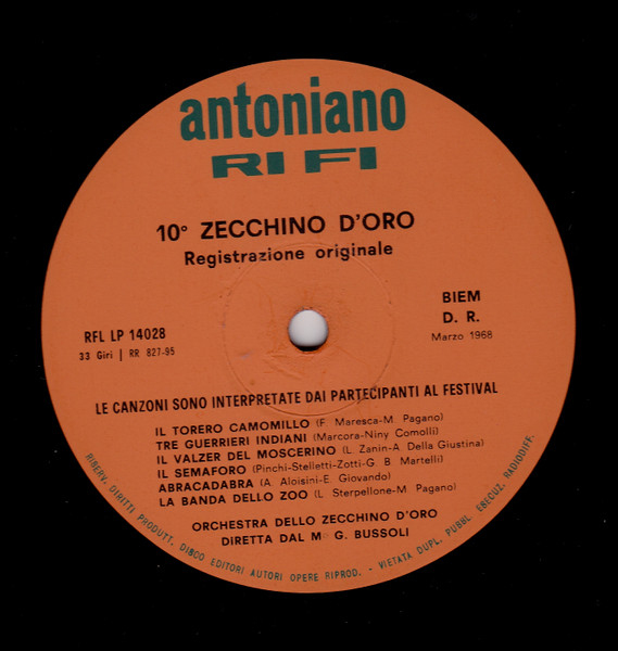 Various - 10° Zecchino D'Oro | Antoniano (RFL-LP 14028) - 3