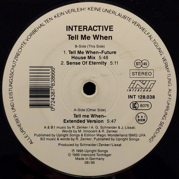 Interactive - Tell Me When | Blow Up (INT 128.038)
