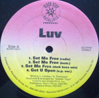 Luv , Phatso-da-Goldsmiff , Napalm & C4 - Set Me Free / Get U Open / Golden Grahmz / Let It Off | Black Star Retaliate Records (BLKRET24271)