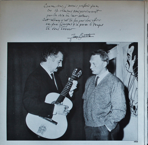 Georges Brassens , Jean Bertola - Les Dernières Chansons Inédites Par Jean Bertola | Philips (6622 040) - 2 Georges Brassens , Jean Bertola - Les Dernières Chansons Inédites Par Jean Bertola | Philips (6622 040) - 2