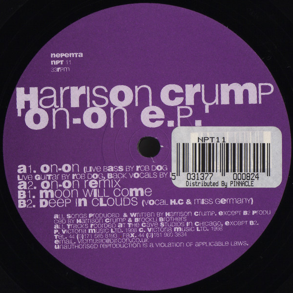 Harrison Crump - On-On E.P. | Nepenta (NPT 11)