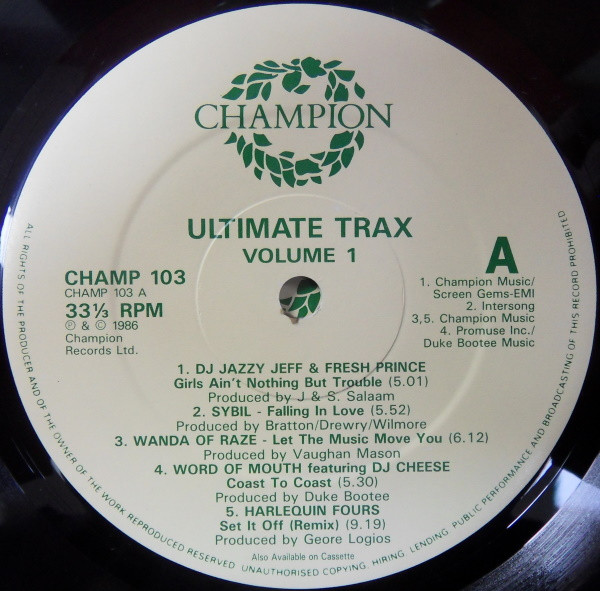 Various - Ultimate Trax | Champion (CHAMP 103) - 3 Various - Ultimate Trax | Champion (CHAMP 103) - 3