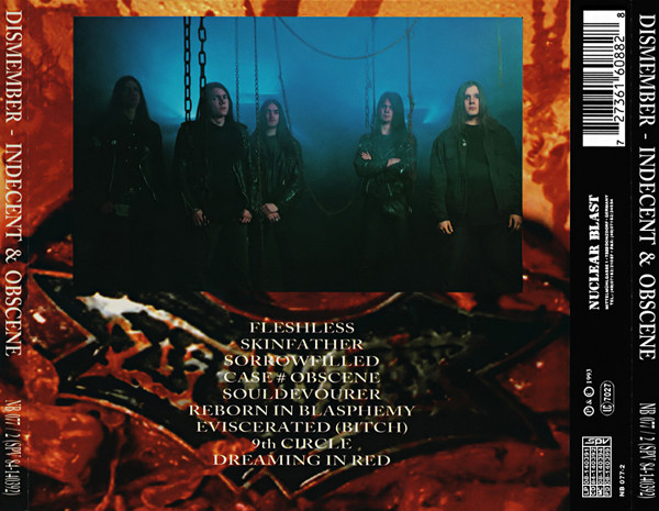 Dismember - Indecent And Obscene CD | Nuclear Blast (NB 077-2) - 2