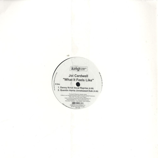 Joi Cardwell - What It Feels Like (Danny Krivit Re-Edit) | BPM King Street Sounds (KSS 1236) - 2 Joi Cardwell - What It Feels Like (Danny Krivit Re-Edit) | BPM King Street Sounds (KSS 1236) - 2