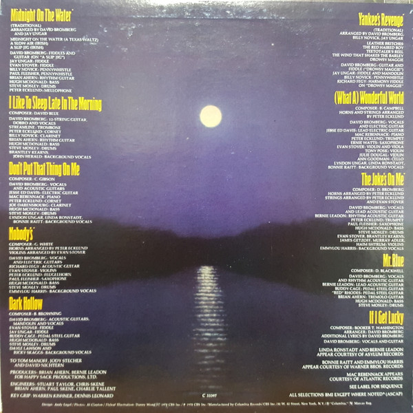 David Bromberg Band - Midnight On The Water | Columbia (C 33397) - 2