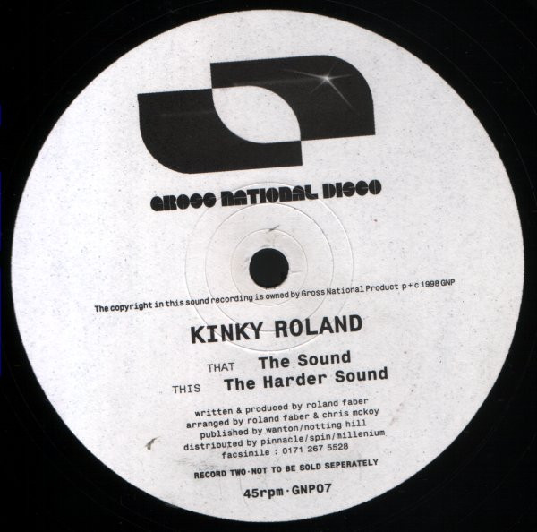 Kinky Roland - Born Funky / The Sound | Gross National Product (GNP06) - 3