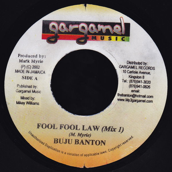 Buju Banton - Fool Fool Law | Gargamel Music (none)