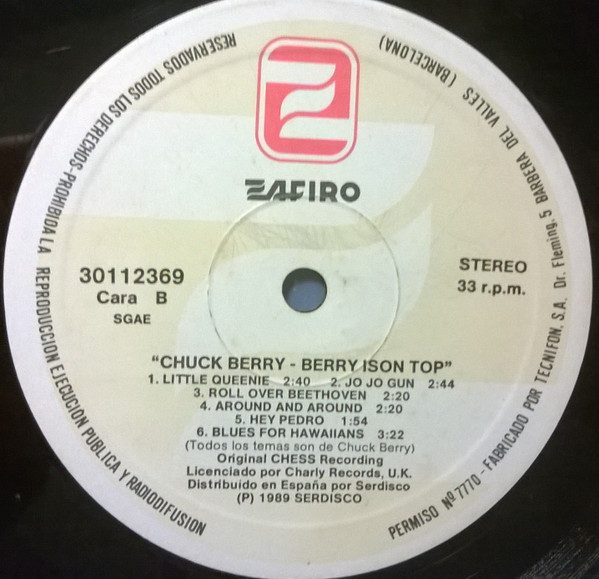 Chuck Berry - Berry Is On Top | Zafiro (30112369) - 4