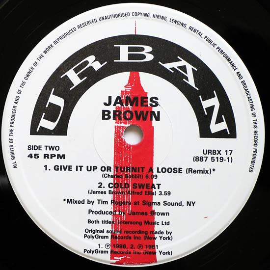 James Brown - The Payback Mix (Keep On Doing What You're Doing But Make It Funky) | Urban (URBX 17) - 4