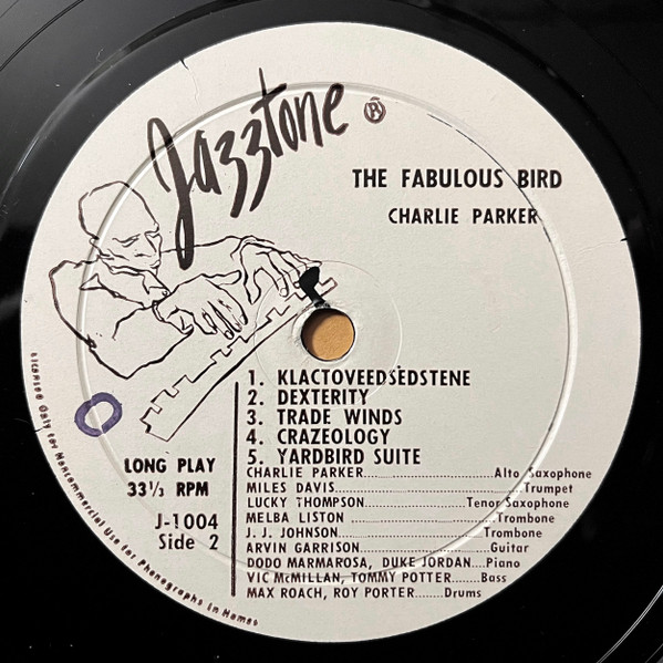 Charlie Parker - The Fabulous Bird | Jazztone (JAZ 1004) - 4