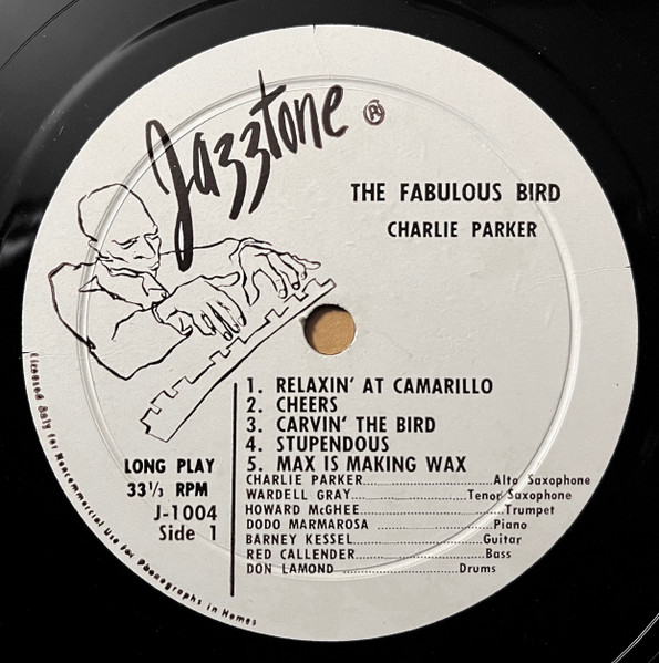 Charlie Parker - The Fabulous Bird | Jazztone (JAZ 1004) - 3