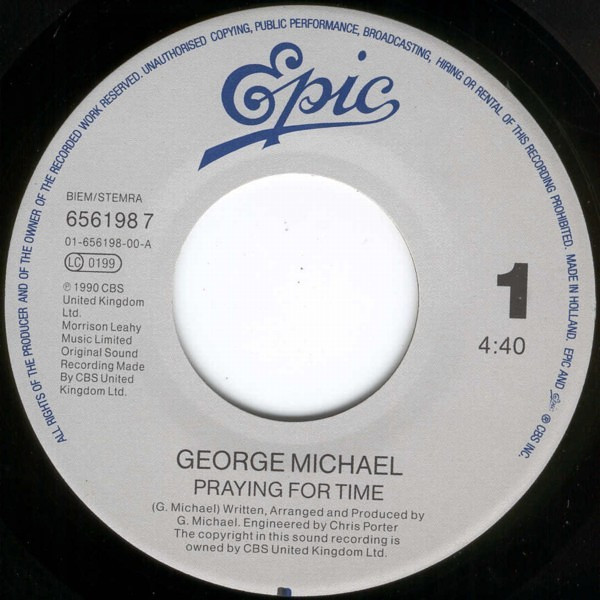 George Michael - Praying For Time | Epic (656198 7) - 5
