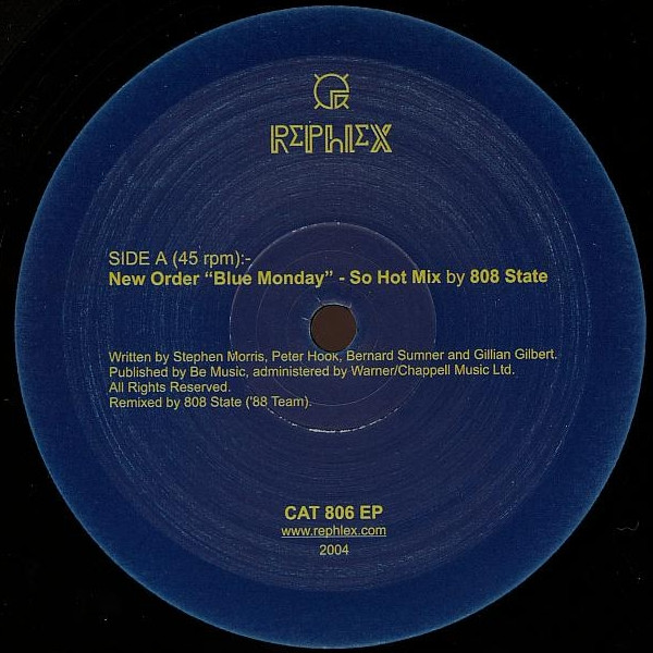 New Order Acid House Mixes By 808 State - New Order Acid House Mixes By 808 State (1988) | Rephlex (CAT 806 EP) - 2
