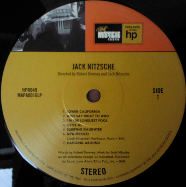 Jack Nitzsche - Jack Nitzsche | Hanky Panky Records (HPR-049) - 3