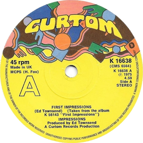The Impressions - First Impressions | Curtom (K 16638) - main