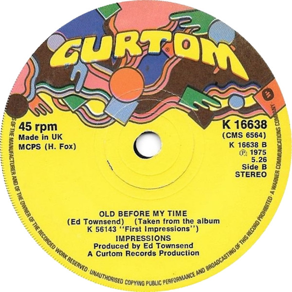 The Impressions - First Impressions | Curtom (K 16638) - 2