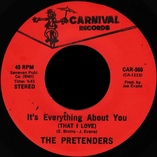 The Pretenders - I Call It Love | Carnival Records (CAR-560) - 2