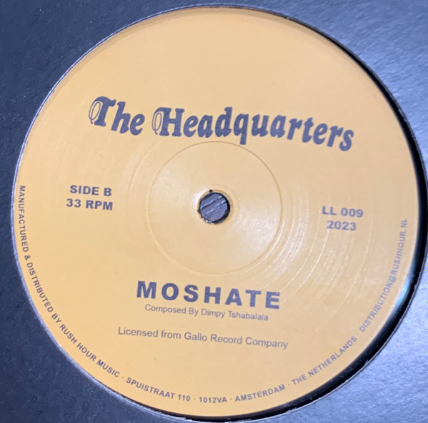 The Headquarters - Sweetie | Gallo Record Company (LL009)