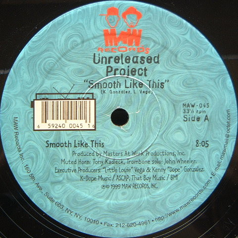 Unreleased Project - Smooth Like This | MAW Records (MAW-045) - 2