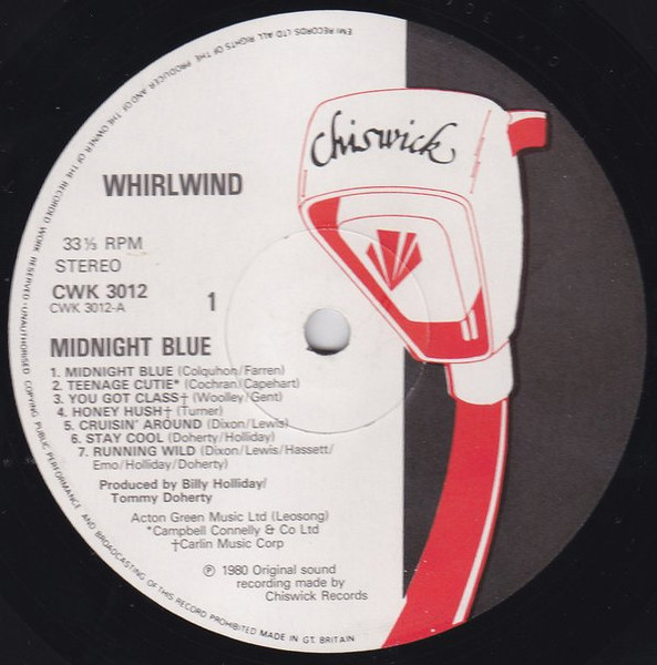 Whirlwind - Midnight Blue | Chiswick Records (CWK 3012) - 3