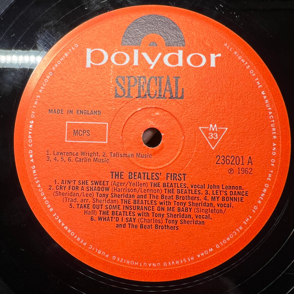 The Beatles With Tony Sheridan - The Beatles' First With Tony Sheridan & Guests | Polydor (236 201) - 4