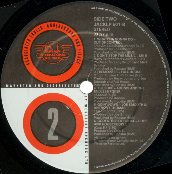 Various - Jackmaster 1 | Westside Records (JACKLP 501) - 4 Various - Jackmaster 1 | Westside Records (JACKLP 501) - 4