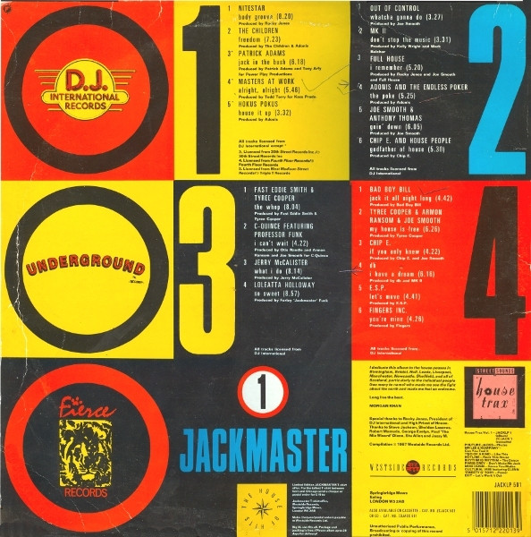 Various - Jackmaster 1 | Westside Records (JACKLP 501) - 2 Various - Jackmaster 1 | Westside Records (JACKLP 501) - 2