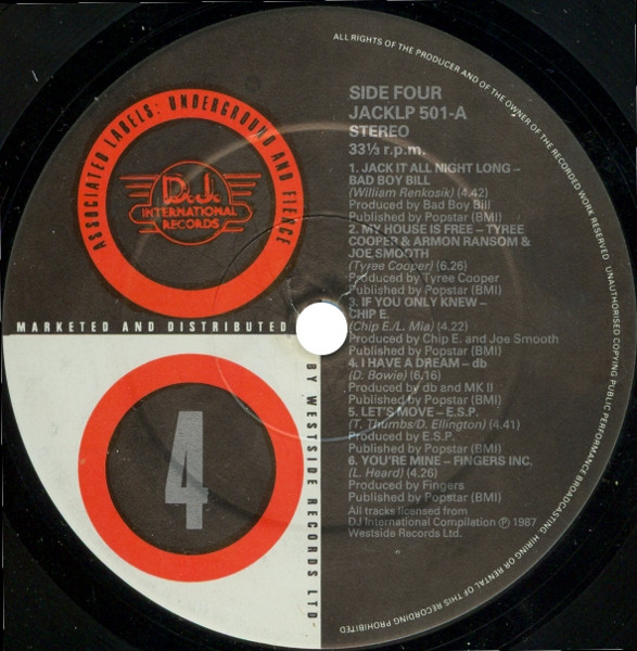 Various - Jackmaster 1 | Westside Records (JACKLP 501) - 6 Various - Jackmaster 1 | Westside Records (JACKLP 501) - 6