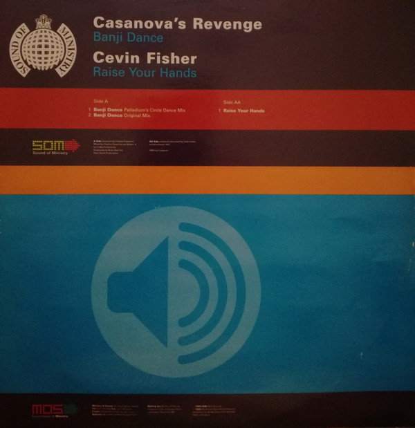Casanova's Revenge / Cevin Fisher - Banji Dance / Raise Your Hands | Sound Of Ministry (SOMT024)