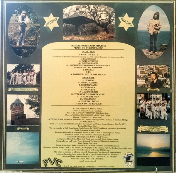 Anthony Phillips - Private Parts & Pieces II: Back To The Pavilion | PVC Records (PVC 7913) - 2