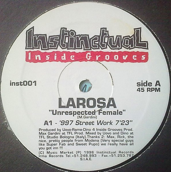 Larosa - Unrespected Female | Instinctual Inside Grooves (inst 001)