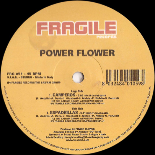 Power Flower - Camperos / Espadrillas | Fragile Records (FRG 051)