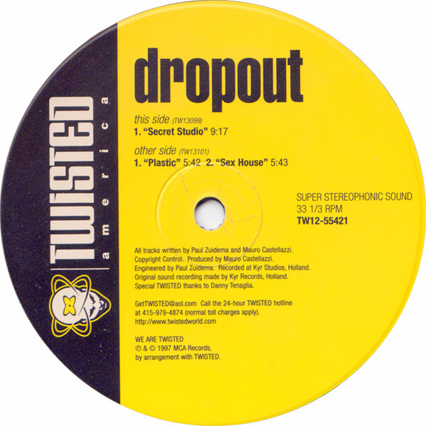 Drop Out - The Secret Is Out! | Twisted America Records (TW12-55421)