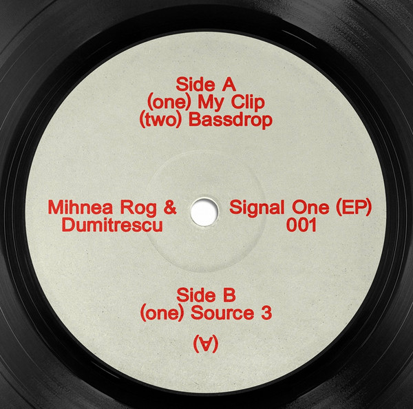 Mihnea Rog , DumitrEscu - Signal One Ep | MaD Signal (MAD001)