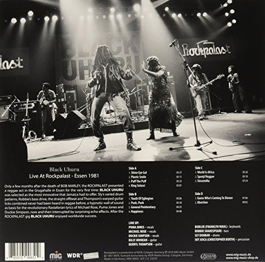Black Uhuru - Live At Rockpalast - Essen 1981 | MIG (MIG 90651 2LP) - 4
