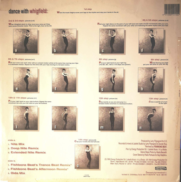 Whigfield - Saturday Night (Remix '94) | X-Energy Records (X-12155) - 2