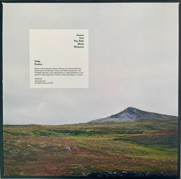 Gidge - Tundra | Atomnation (ATMV119) - 2