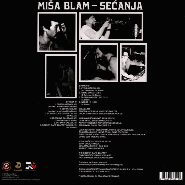 Miša Blam - Sećanja | Everland (YU003) - 2