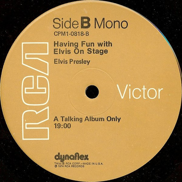 Elvis Presley - Having Fun With Elvis On Stage [Vinyl] | RCA Victor (CPM1-0818) - 4