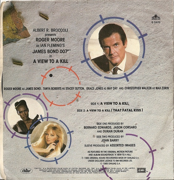 Duran Duran - A View To A Kill | Capitol Records (B 5475) - 2