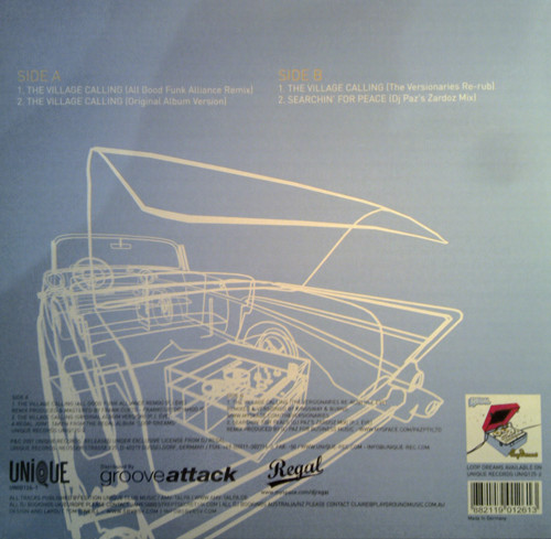 DJ Regal - The Village Calling | Unique (UNIQ 126-1) - 4