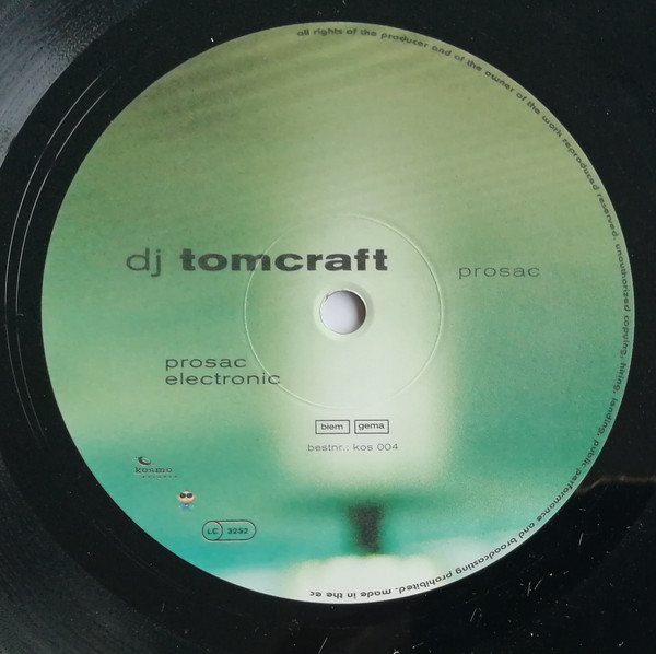 Tomcraft - Prosac | Kosmo Records (kos 004) - 3